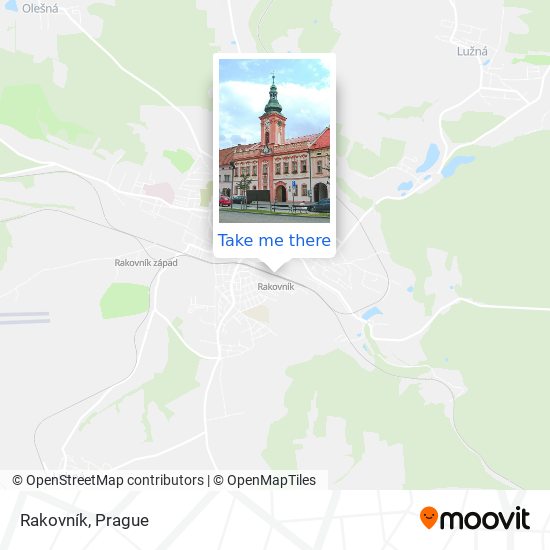 Rakovník map