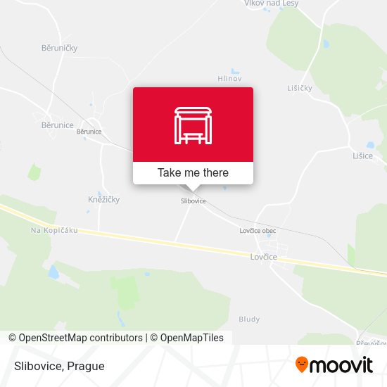 Карта Slibovice