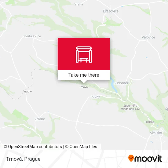 Карта Trnová