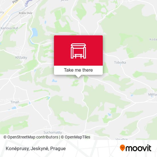 Koněprusy, Jeskyně map