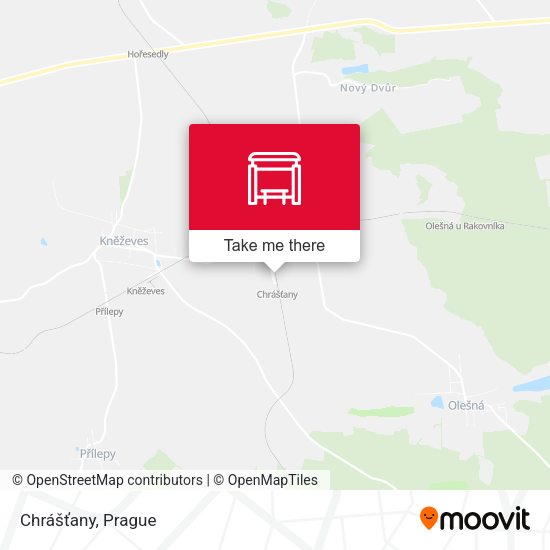 Карта Chrášťany