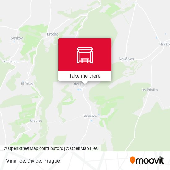 Vinařice, Divice map