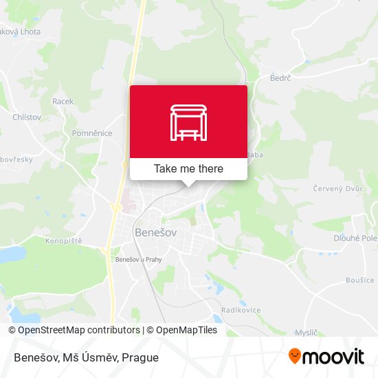 Benešov, Mš Úsměv map