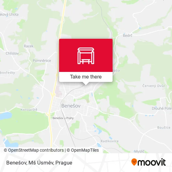 Карта Benešov, Mš Úsměv