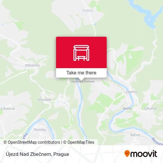 Újezd Nad Zbečnem map