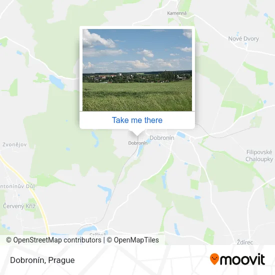 Карта Dobronín