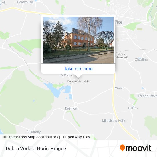 Dobrá Voda U Hořic map