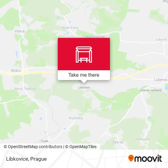 Libkovice map