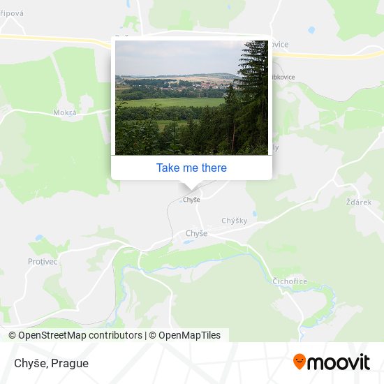 Карта Chyše
