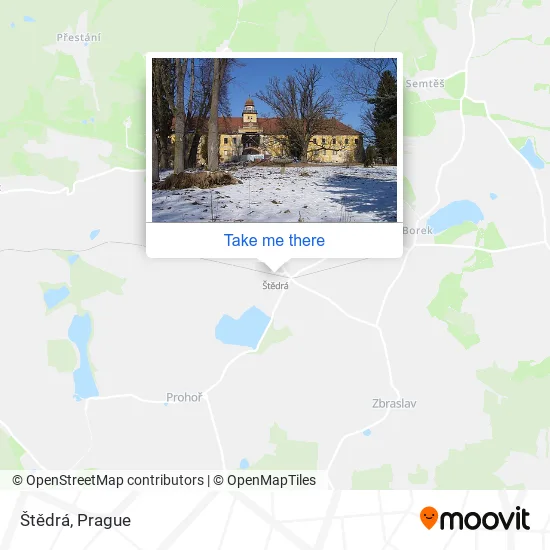 Карта Štědrá