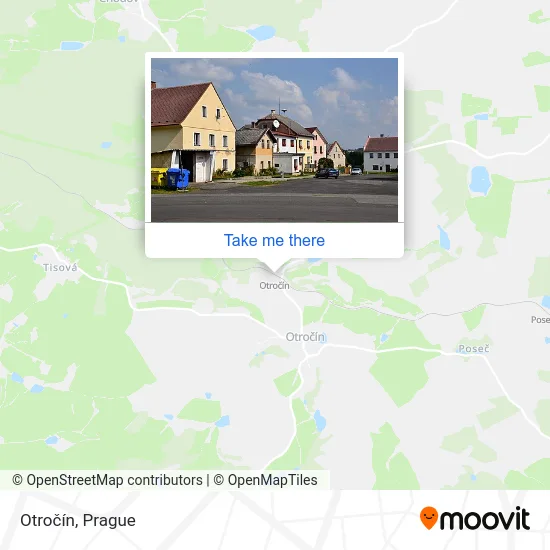 Карта Otročín