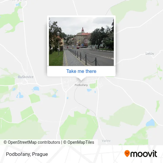 Карта Podbořany