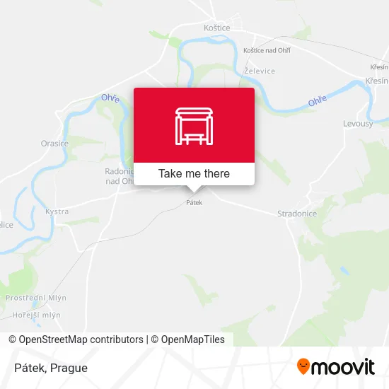 Карта Pátek