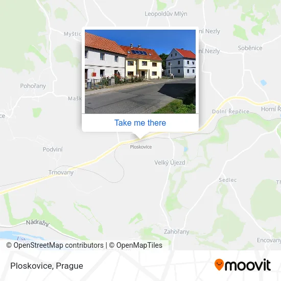 Карта Ploskovice