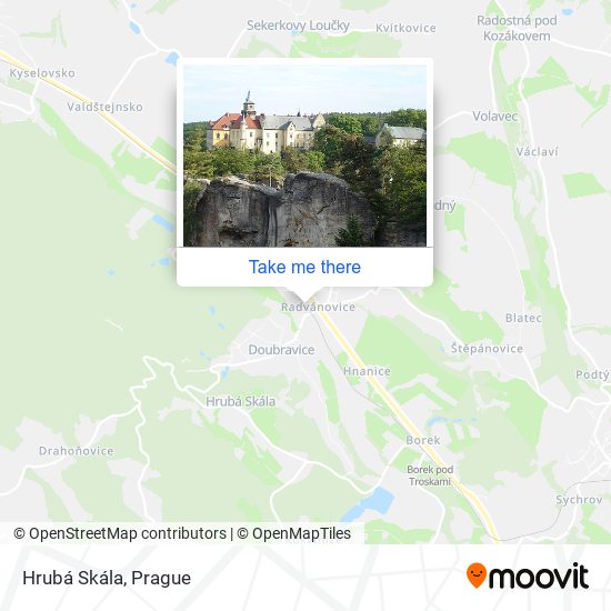 Hrubá Skála map