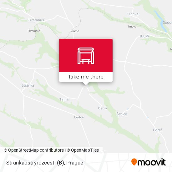Stránkaostrýrozcestí (B) map