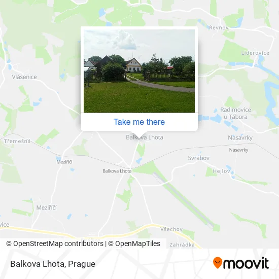 Карта Balkova Lhota