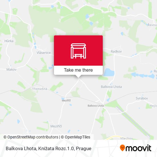 Balkova Lhota, Knížata Rozc.1.0 map
