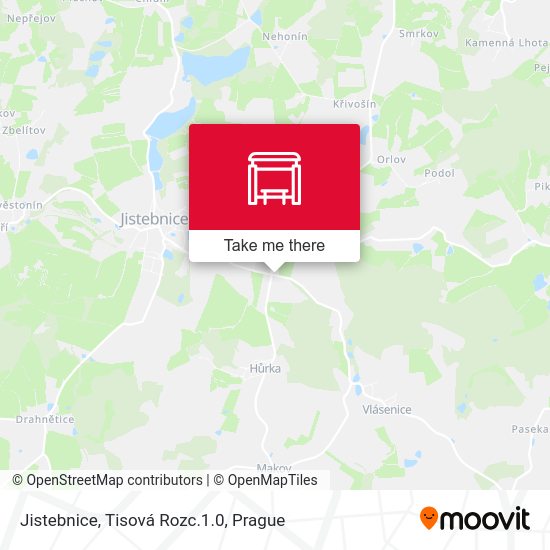 Jistebnice, Tisová Rozc.1.0 map