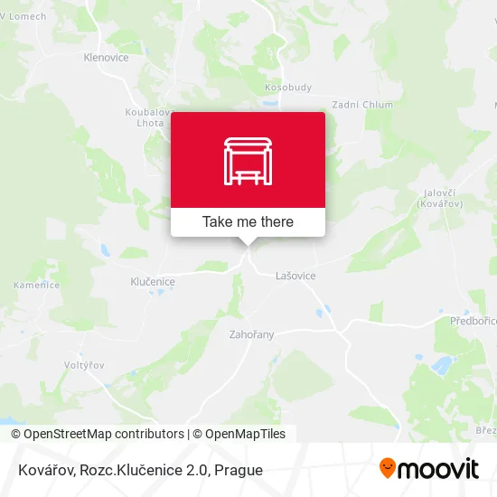 Карта Kovářov, Rozc.Klučenice 2.0
