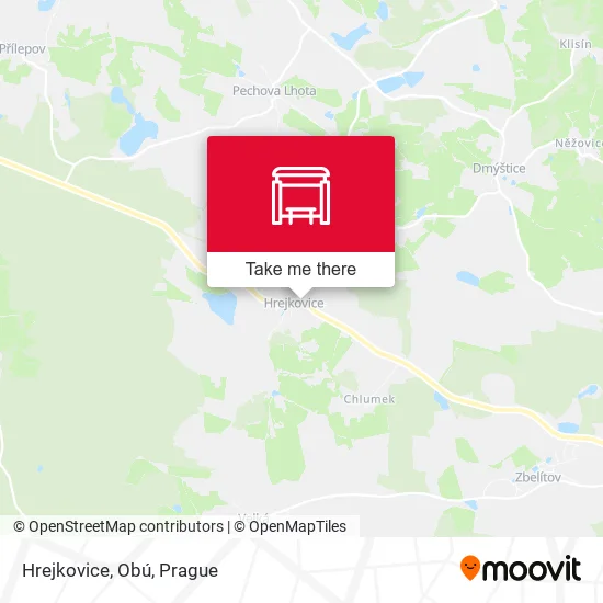 Карта Hrejkovice, Obú