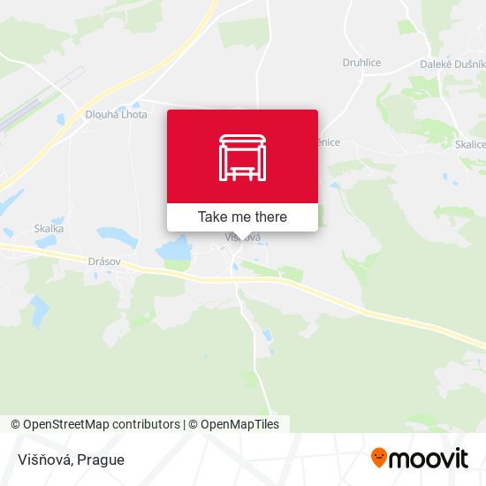 Карта Višňová