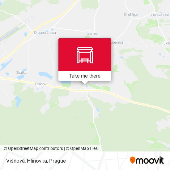 Višňová, Hlinovka map