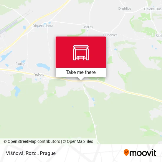 Карта Višňová, Rozc.