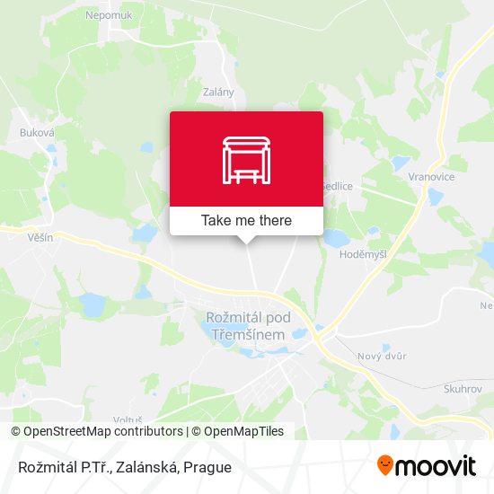 Rožmitál P.Tř., Zalánská map
