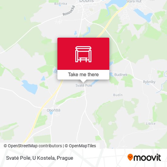 Svaté Pole, U Kostela map