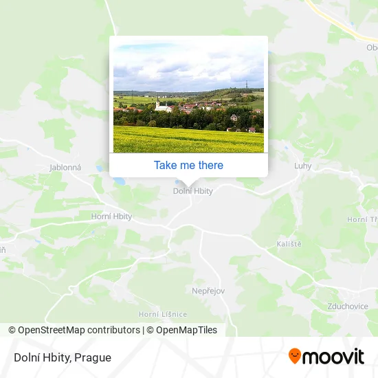 Карта Dolní Hbity