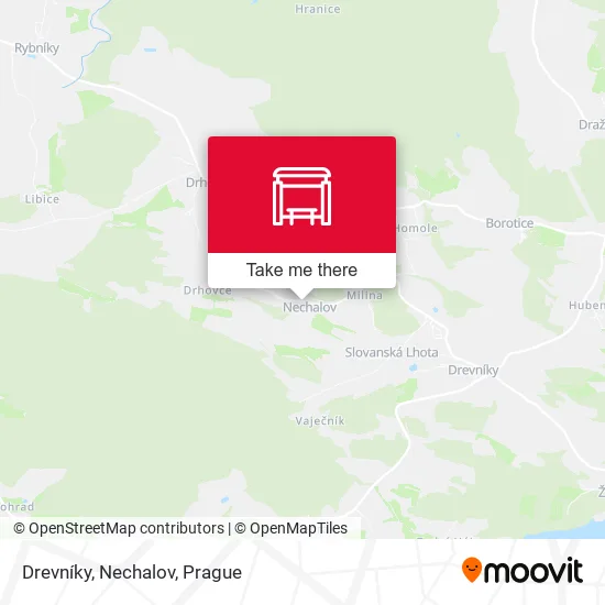 Карта Drevníky, Nechalov