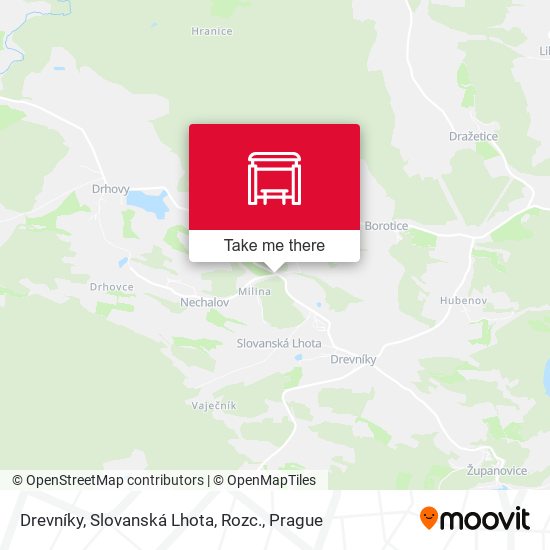 Drevníky, Slovanská Lhota, Rozc. map