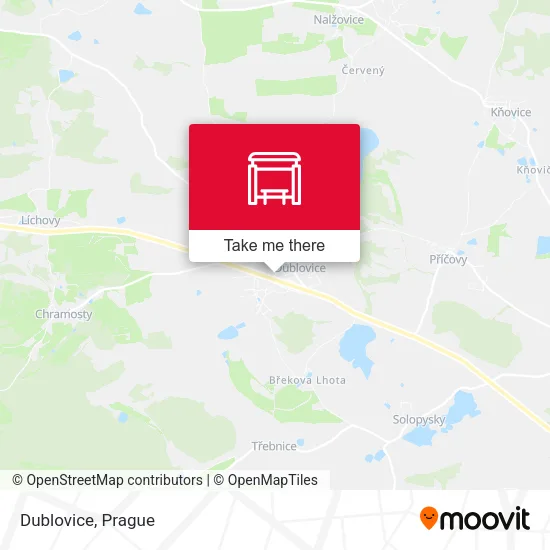 Карта Dublovice