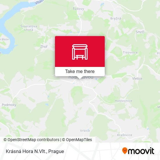 Krásná Hora N.Vlt. map