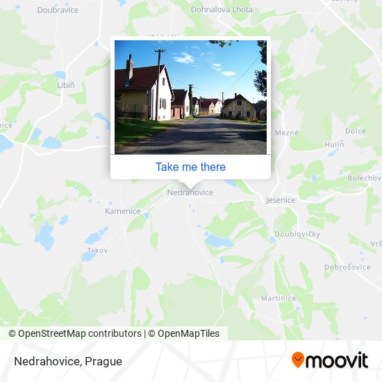 Карта Nedrahovice