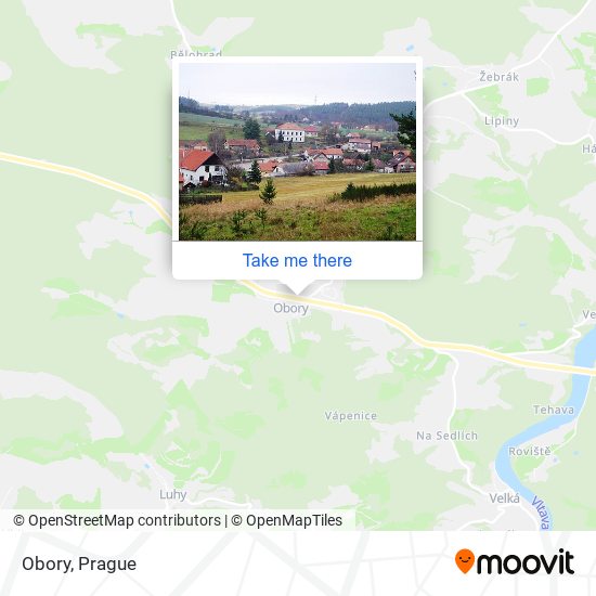 Obory map