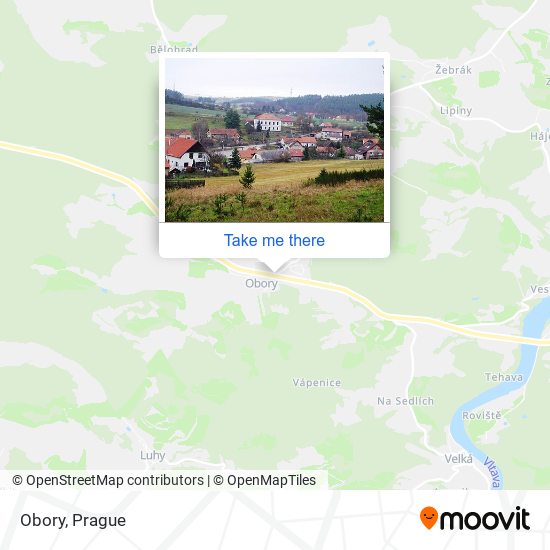 Obory map