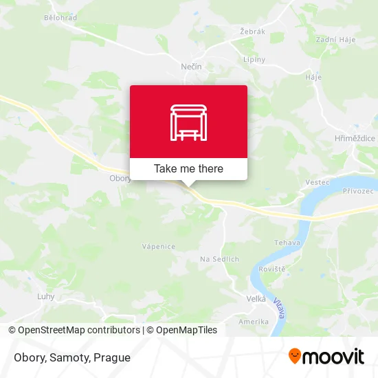 Карта Obory, Samoty
