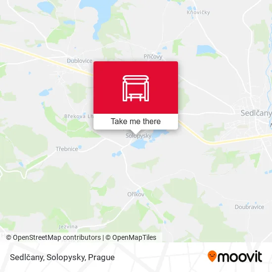 Карта Sedlčany, Solopysky