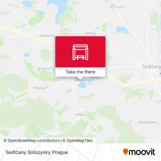 Карта Sedlčany, Solopysky