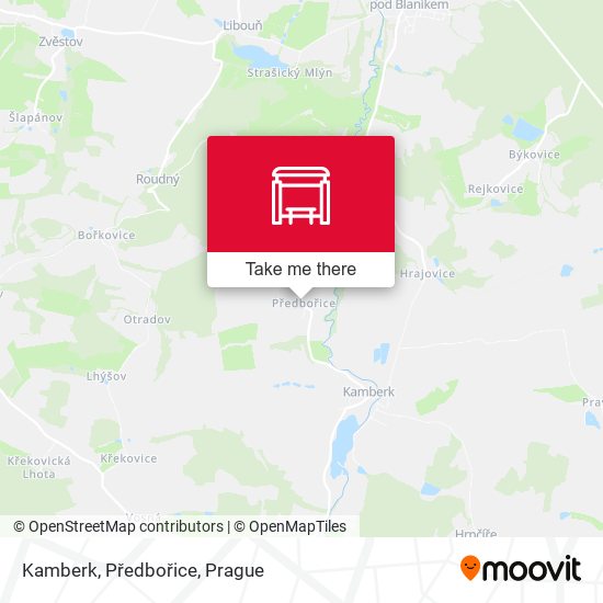 Kamberk, Předbořice map