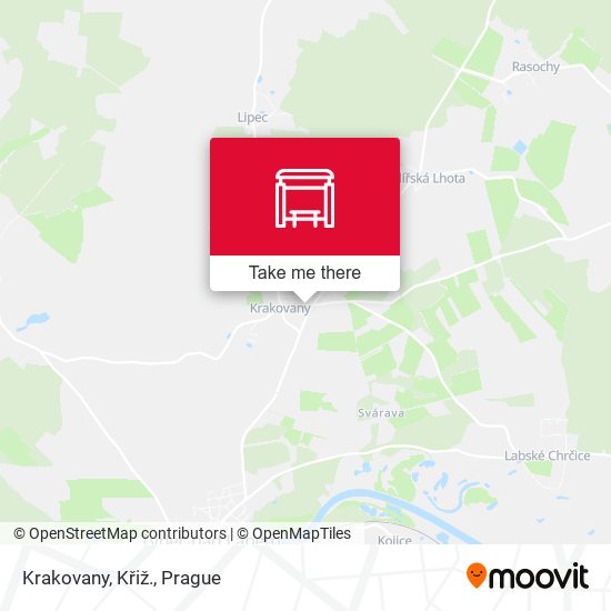 Krakovany, Křiž. map