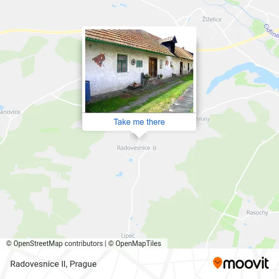 Карта Radovesnice II