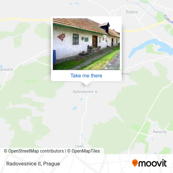 Карта Radovesnice II