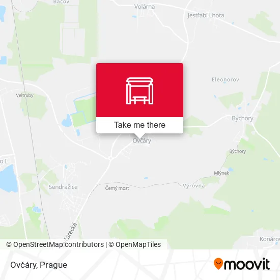 Карта Ovčáry