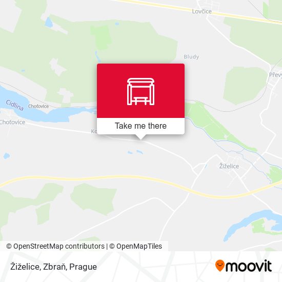 Žiželice, Zbraň map