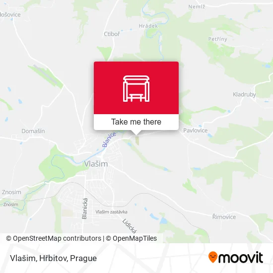 Карта Vlašim, Hřbitov
