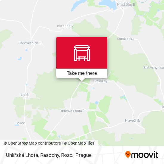 Uhlířská Lhota, Rasochy, Rozc. map