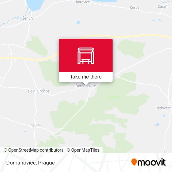 Карта Dománovice